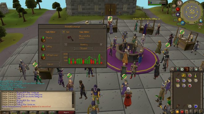 Economy RSPS – Grand Exchange and trading in RuneScape private servers
