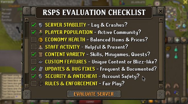 Quick checklist to evaluate a new RSPS before committing