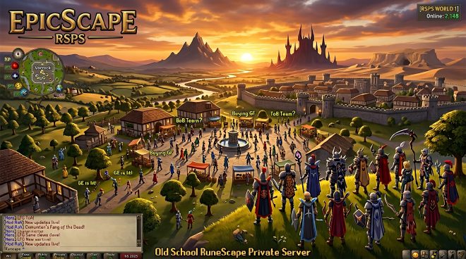 OSRS RSPS Guide – Gielinor-style endgame, raids, and community on Old School RuneScape private servers 2026