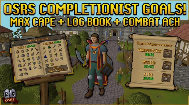 RSPS Completionist Guide thumbnail – max capes, collection logs, and achievements on RuneScape private servers 2026