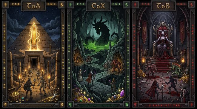 Endgame RSPS raids – Tombs of Amascut, Chambers of Xeric, and Theatre of Blood overview