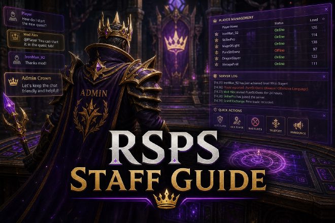 RSPS Staff Guide – how to become a moderator on RuneScape private servers 2026