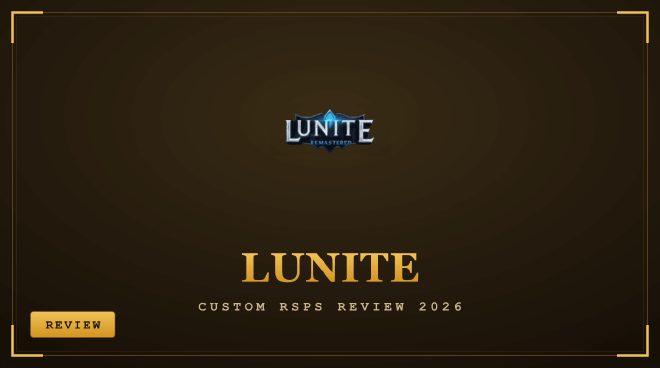 Lunite RSPS review – remastered custom RuneScape private server