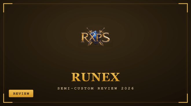 Runex RXPS review – semi-custom RuneScape private server